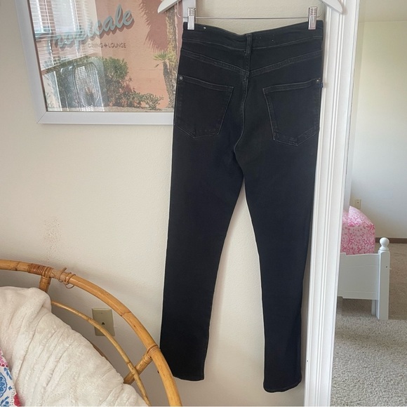 Anthropologie Pilcro Straight Split Hem Jeans in Black - Picture 7 of 7